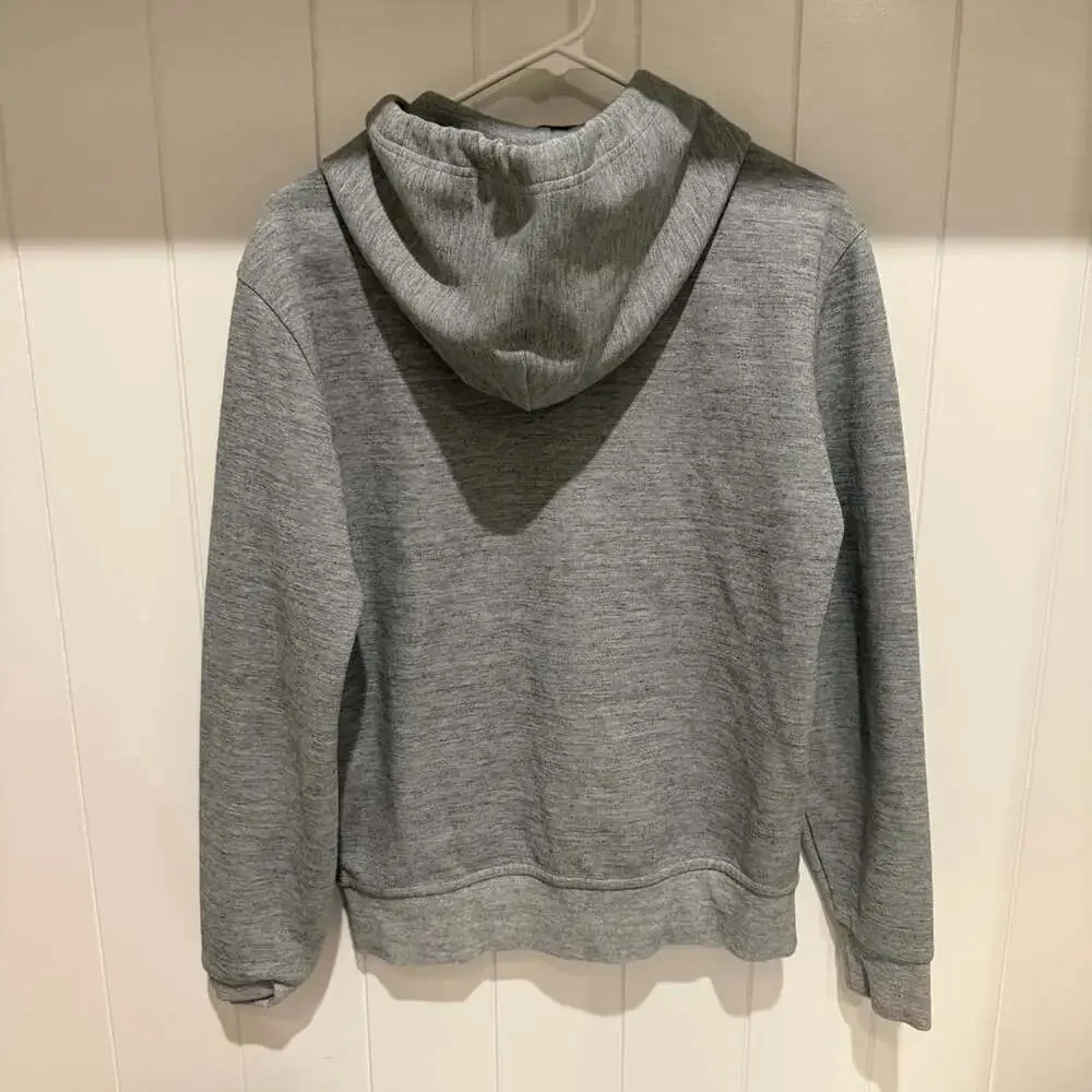 Polo Ralph Lauren Double-Knit Full-Zip Hoodie Size S Gray